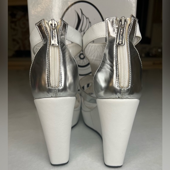 KELTON THE WINGS WOMENS WHITE WEDGES SZ EU 39 - Picture 4 of 10